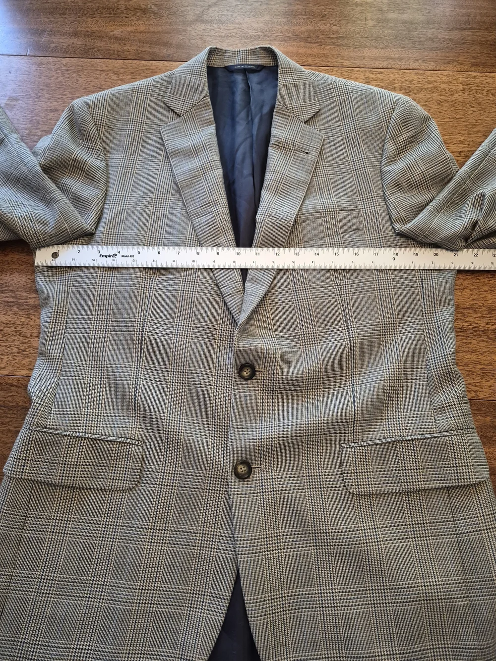 Men's Brooks Brother 1818 Glen Plaid Blazer - Classic Two-Button Sport Coat 40R